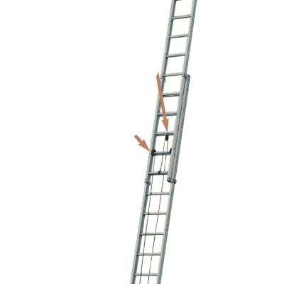 JUST Leitern AG R-618 aluminium extention ladder