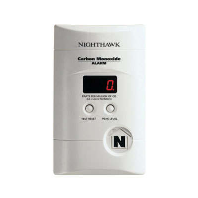 Kidde Fire Systems KN-COPP-3 Nighthawk™ AC Plug-in Operated Carbon Monoxide Alarm with Digital Display