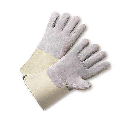 Protective Industrial Products KS900-EA Split Cowhide Leather Glove with Full Leather Back and Kevlar® Lining & Stitching - Rubberized Gauntlet Cuff