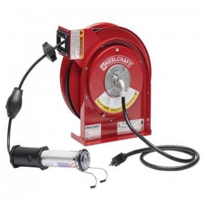 Reelcraft L 4050 163 1 16/3 50 ft. Incandescent Light Cord Reel