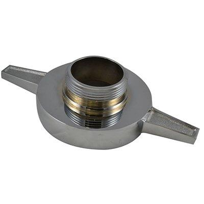 South park corporation LHA4050AC LHA40, 4 National Standard Thread (NST) Female X 5 National Standard Thread (NST) Male Brass Chrome Plated, Adapter, Long Handle Tested to 500 psi