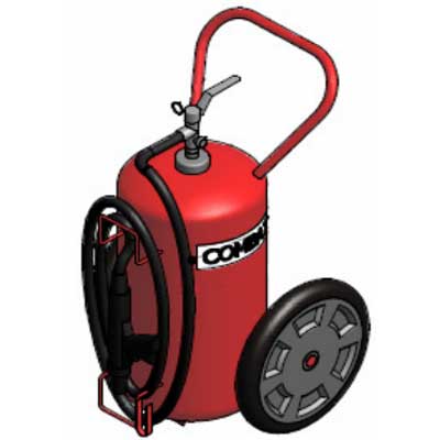 Lingjack Engineering C-50FTP 50 liter foam stored pressure trolley fire extinguisher