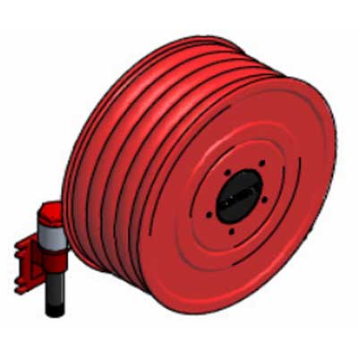 Lingjack Engineering HR-1SW steel manual hose reel
