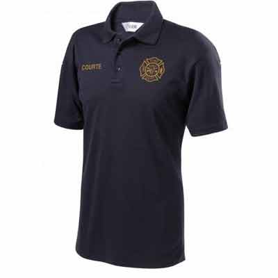 Lion Apparel Station Polo with threebutton placket