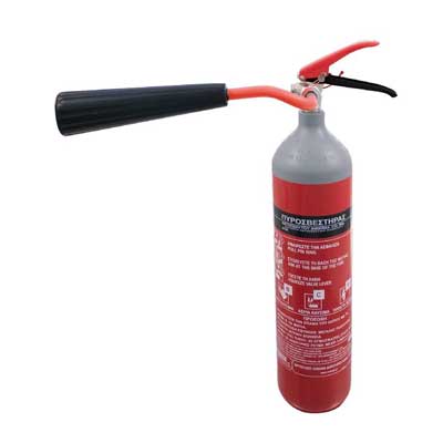 Mobiak MBK02-020CA-P1A 2kg carbon dioxide fire extinguisher