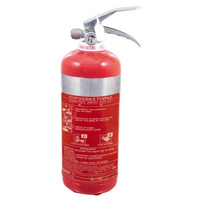 Mobiak MBK04-030AF-P1S 3 litre foam stainless steel fire extinguisher