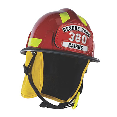 MSA Cairns Rescue 360R Fire Helmet