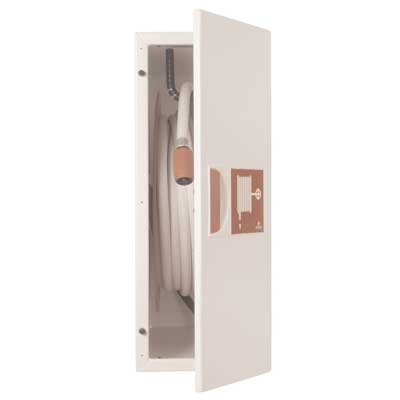 NOHA Gallery fire hose reel in cabinet for wall mounting