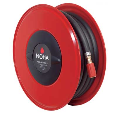 NOHA S11 MED SST fixed offshore hose reel for wall mounting