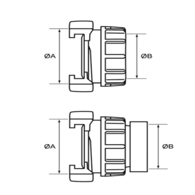 Delta Fire ADG451008 NORLAS ADAPTORS