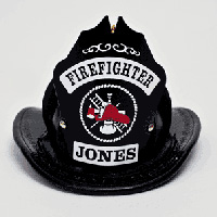 Mini leather fire sales helmet