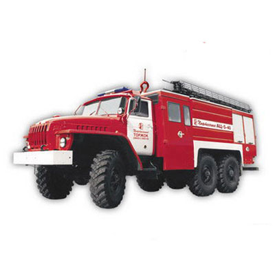 Pozhtechnika AC-5-40 Ural-5557-40 tank truck