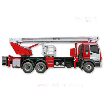 Pozhtechnika AKP-32 Isuzu autolift fire