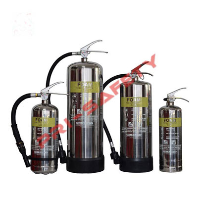 Pri-safety Fire Fighting SSF-01 stainless-steel foam fire extinguisher