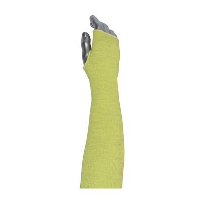 Protective Industrial Products 10-V21DAXTH 2-Ply PolyKor® Xrystal® / Para-Aramid Blended Sleeve with Adjustable Velcro Closure, Smart-Fit® and Thumb Hole