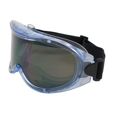 Protective Industrial Products 251-5300-402 Indirect Vent Goggle with Light Blue Body, Grey Lens and Anti-Scratch / Anti-Fog Coating