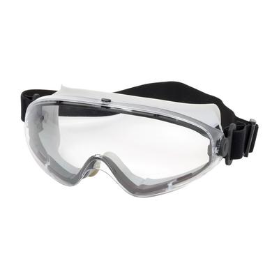 Protective Industrial Products 251-80-0020 Indirect Vent Goggle with Light Gray Body, Clear Lens and Anti-Scratch / Anti-Fog Coating - Non-Latex Strap