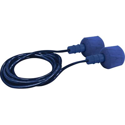 Protective Industrial Products 267-HPF610D Metal Detectable Polyurethane Foam Corded Ear Plugs - 30 NRR