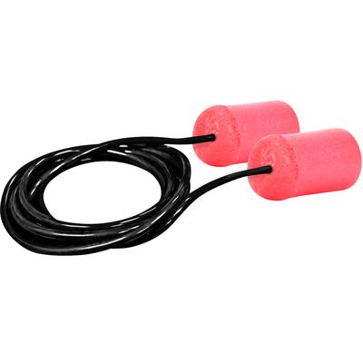 Protective Industrial Products 267-HPF710C Disposable Soft Polyurethane Foam Corded Ear Plugs - NRR 30