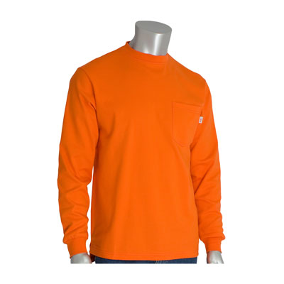 Protective Industrial Products 385-FRHN-OR-2X flame-resistant long sleeve shirt