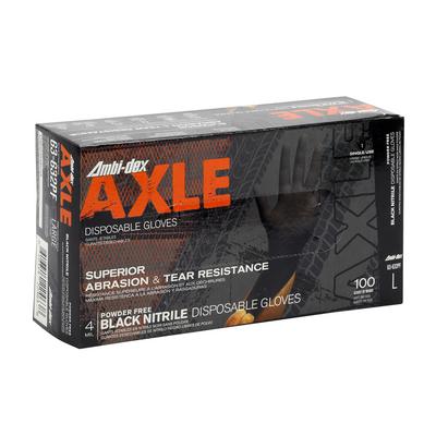 Protective Industrial Products 63-632PF Disposable Nitrile Glove, Powder Free with Textured Grip - 4 mil