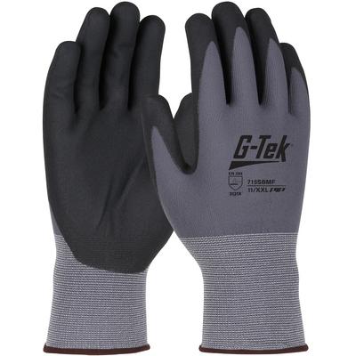 Protective Industrial Products 715SBMF Seamless Knit Nylon Glove with Nitrile Coated Foam Grip on Palm & Fingertips