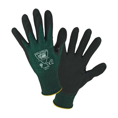 Protective Industrial Products 718HNFR Seamless Knit HPPE Blended Glove with Nitrile Coated Foam Grip on Palm & Fingers
