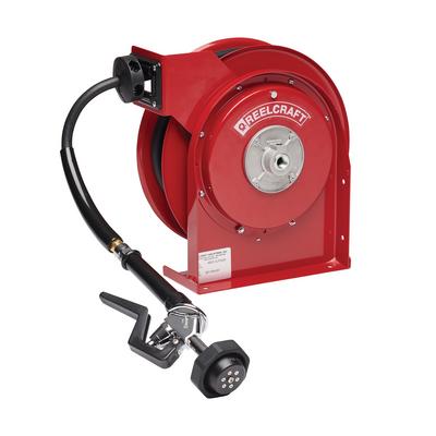 Reelcraft 5635 OLPSW5 3/8 in. x 35 ft. Premium Duty Pre-Rinse Hose Reel