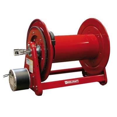 Reelcraft EH37128 L24D 1 in. x 150 ft. Heavy Duty 24 V DC Motor Driven Hose Reel