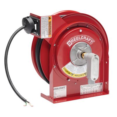 Reelcraft L 4525 123 X 12/3 25 ft. Flying Lead Power Cord Reel
