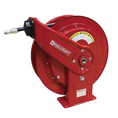 Reelcraft PWD76075 OHP 3/8 in. x 75 ft. Heavy Duty Pressure Wash Hose Reel