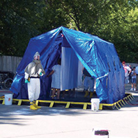 Reeves EMS RDPK0002 2 lane hospital response decontamination system