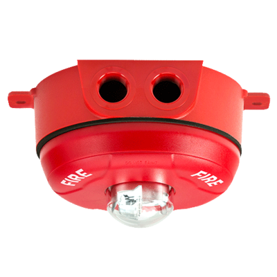System sensor SCRK The SpectrAlert Advance SCRK is a red, ceiling-mount, outdoor strobe with selectable strobe settings of 15, 15/75, 30, 75, 95, 110 and 115 cd.