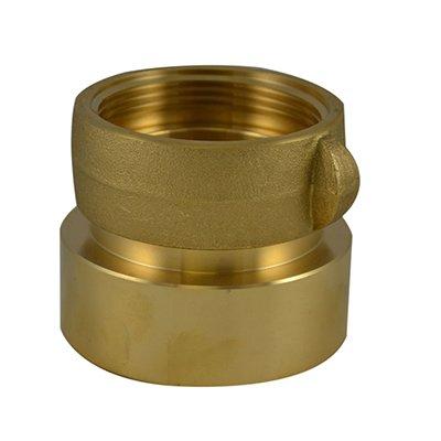 South park corporation SDF33S18AB SDF33S, W/SCRN 3 National Pipe Thread (NPT) Female X 4 National Standard Thread (NST) Female Swivel Brass, Double Female Swivel Coupling with Screen