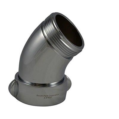 South park corporation SE393020MC SE3930, 3 Customer Thread Swivel X 3 Customer Thread Male ELBOW Brass Chrome Plated, Apparatus Elbow 30 Degree