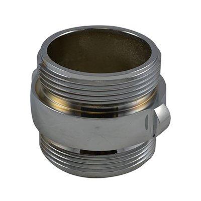 South park corporation DMA3832MC DMA38, 5 Customer Thread X 3.5 Customer Thread Double Male Adapter Brass Chrome Plated