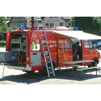 SPOTLIGHT-Funktechnik ELW 1 Breisgau Black Forest firefighting vehicle