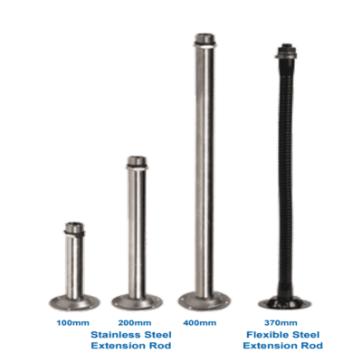 Edwards Signaling 270SSXT200B  Flexible Steel Extension Rod