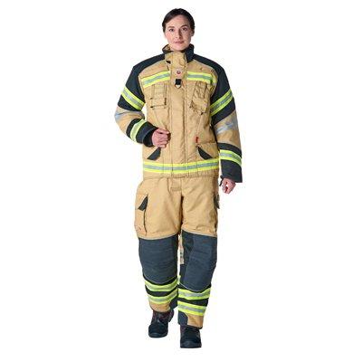 Bristol Uniforms XF1/AM_PX1YG and TXF1/AI_PX1YG Stock XFlex firefighting structural coat and trouser