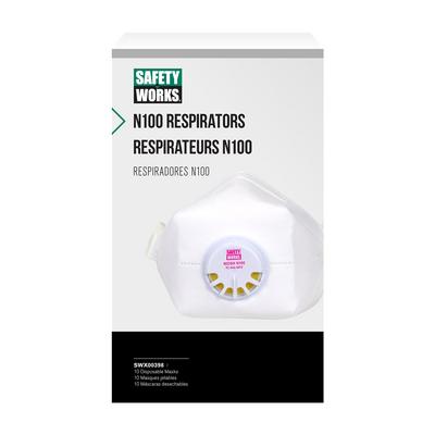 Protective Industrial Products SWX00398 N100 Particulate Disposable Respirator - 10 Pack
