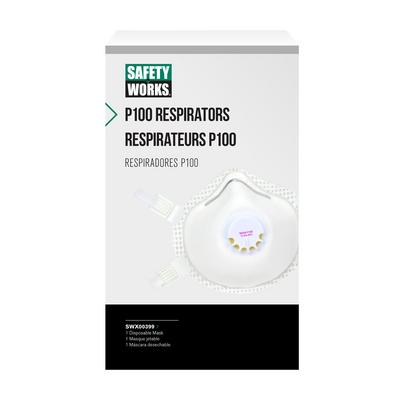 Protective Industrial Products SWX00399 P100 Particulate Disposable Respirator