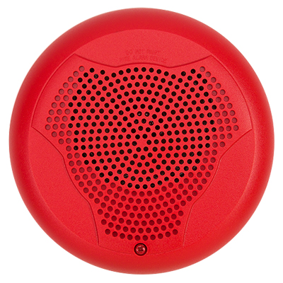 System Sensor SPCR red indoor ceiling speaker