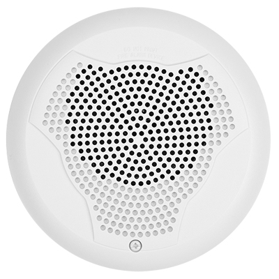 System Sensor SPCWV white indoor ceiling speaker with high dB