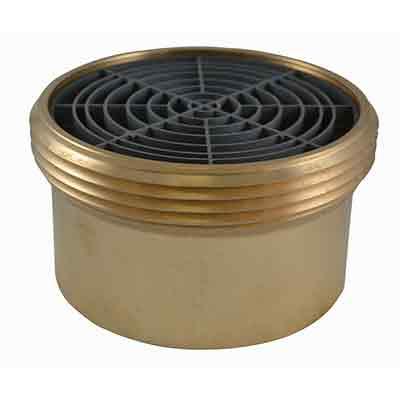 South park corporation IL35S22MB IL35S, 4.5 National Pipe Thread Female X 4.5 Customer Thread Male Brass, Internal Lug Bushing with Screen
