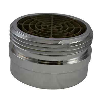 South park corporation IL35S18MC IL35S, 4 National Pipe Thread Female X 4.5 Customer Thread Male Brass Chrome Plated, Internal Lug Bushing with Screen