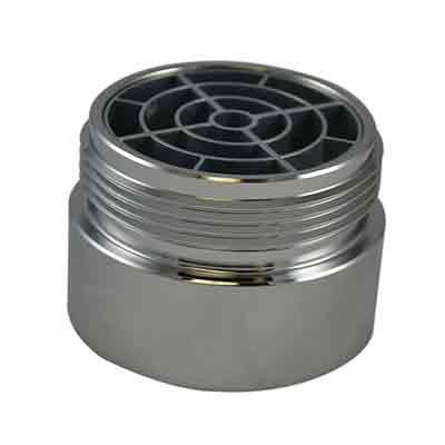 South park corporation IL35S08MC IL35S, 2.5 National Pipe Thread Female X 2.5 Customer Thread Male Brass Chrome Plated, Internal Lug Bushing with Screen
