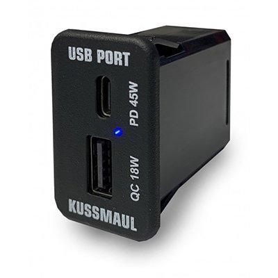 Kussmaul Electronics Co. Inc. 091-264 Dual Port USB-C & USB-A SVR