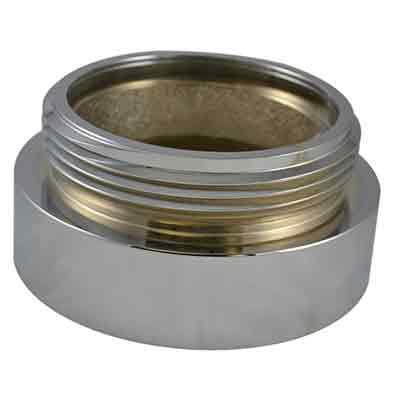 South park corporation IL3533AC IL35, 6 National Pipe Thread Female X 4.5 National Standard Thread (NST)T  Brass Chrome Plated, Internal Lug Bushing