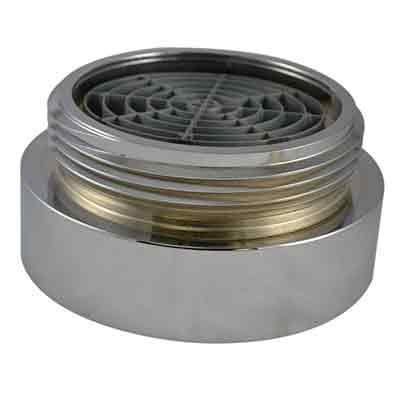 South park corporation IL35S26AC IL35S, 5 National Pipe Thread Female X 4.5 National Standard Thread (NST) Male Brass Chrome Plated, Internal Lug Bushing with Screen