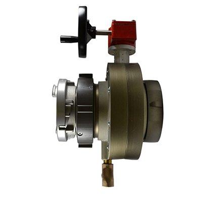 South park corporation BV78H-58ASH BV78H, 5 National Pipe Thread (NPT) Female X 5 Storz  Butterfly Valve,with Gear Operator, Speed Handwheel